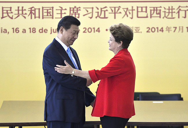 Xi Jinping e Dilma Rousseff